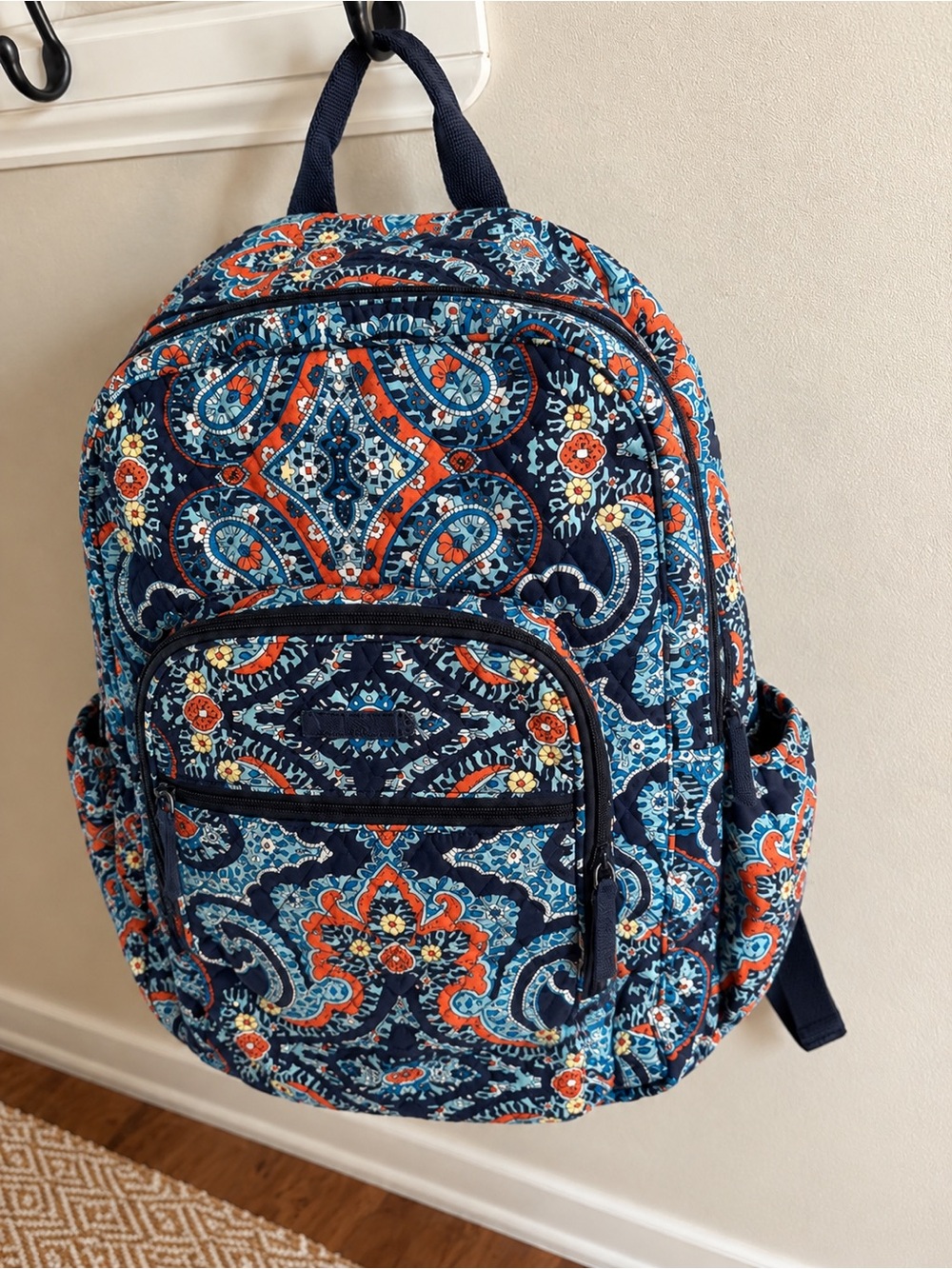 Vera Bradley Marrakech Campus Backpack Retired Print Quilted Laptop NEVER USED